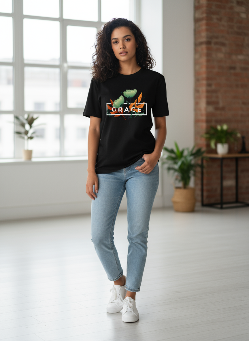 Grace Womens TShirt (Black)