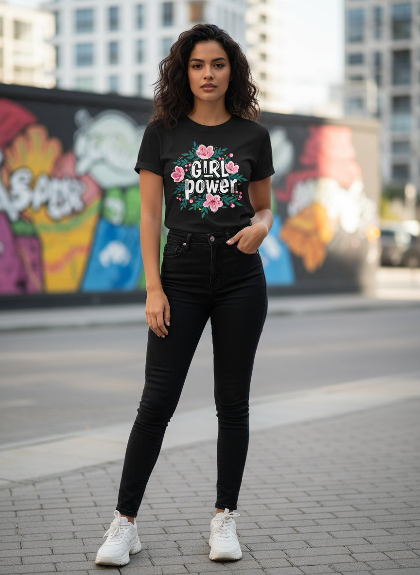 Power Girl Womens TShirt