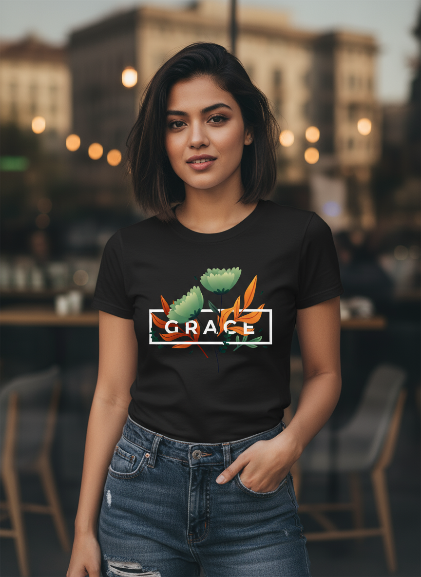 Grace Womens TShirt (Black)