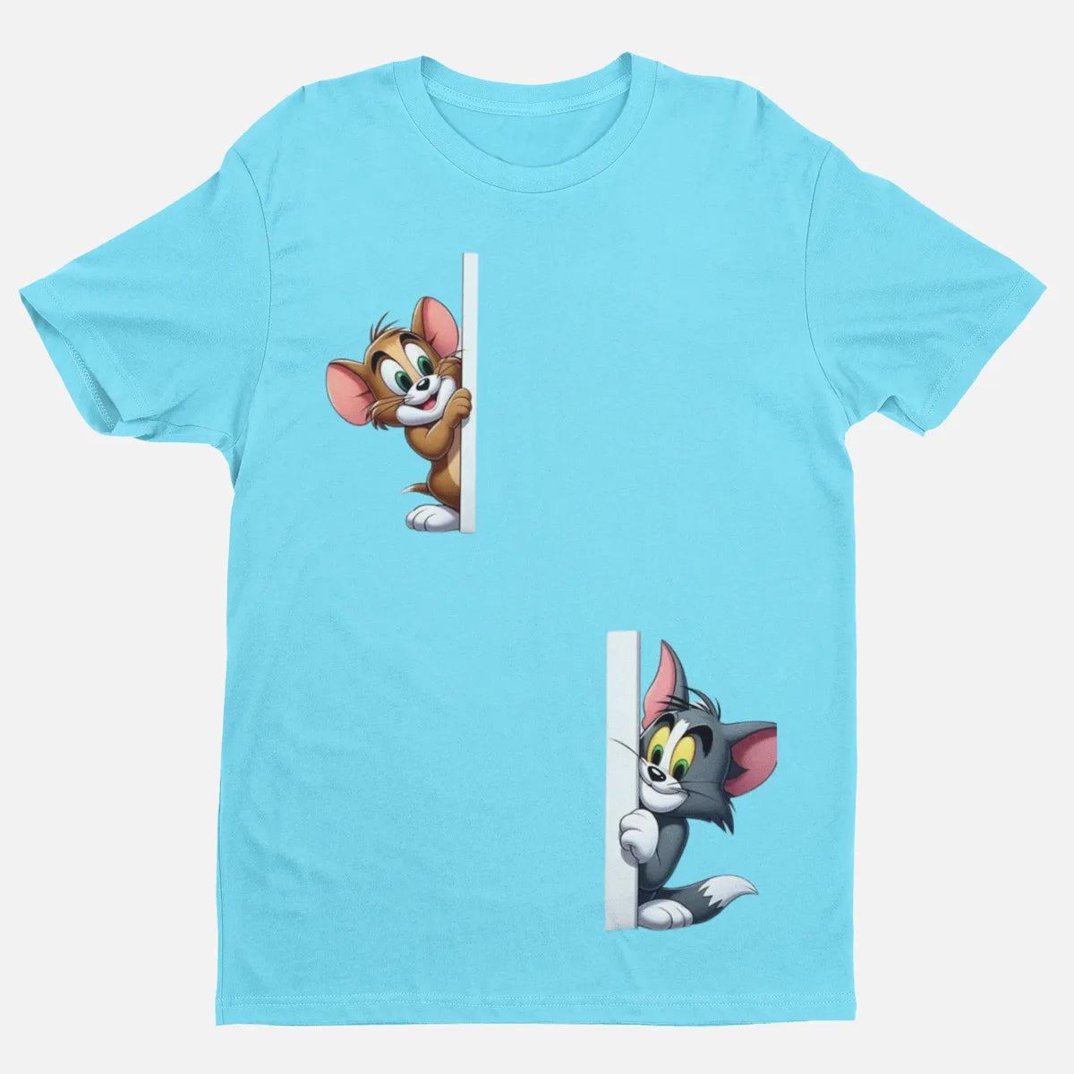 Aqua Toon Vibe Cotton Tom & Jerry T Shirt For Men