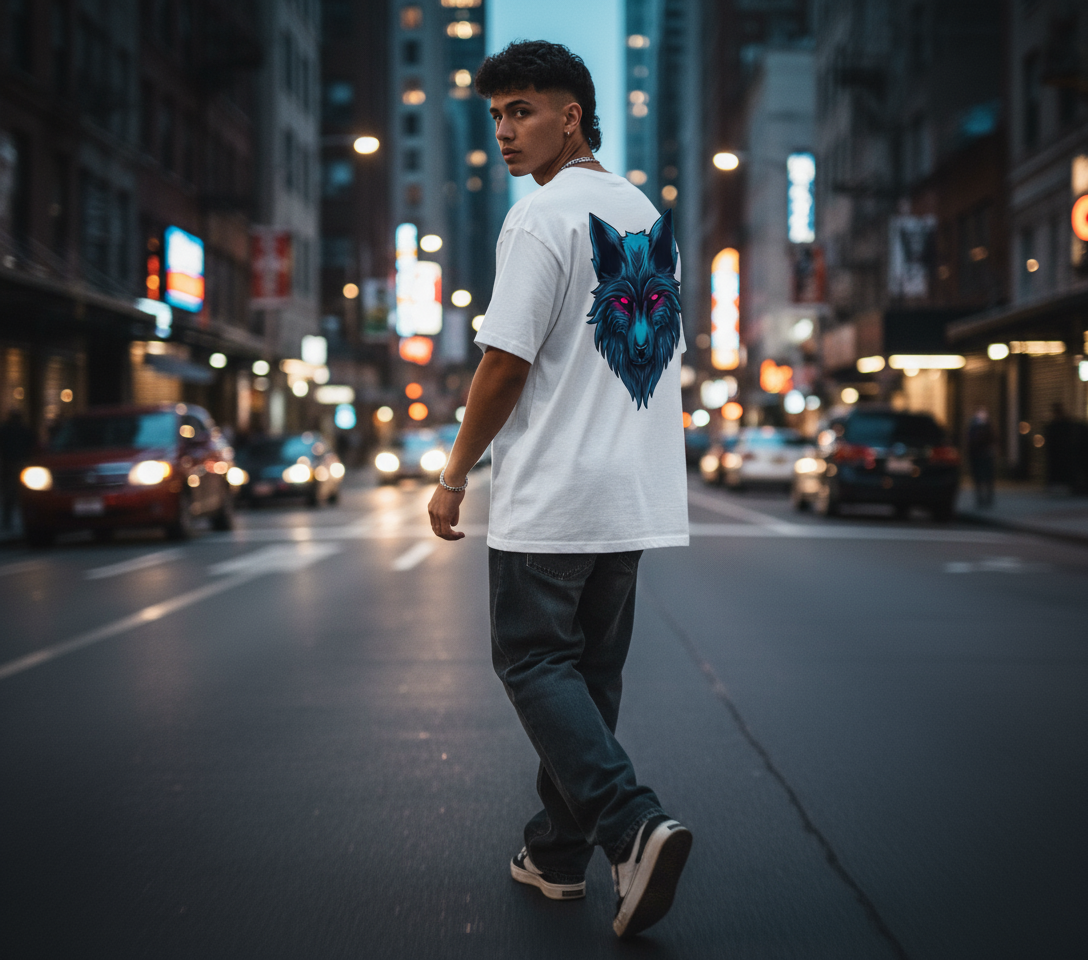 Wolf King” Oversized T-Shirt