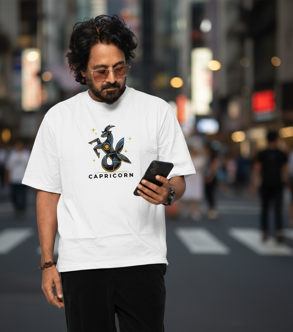 Capricorn Men’s T Shirt (White)