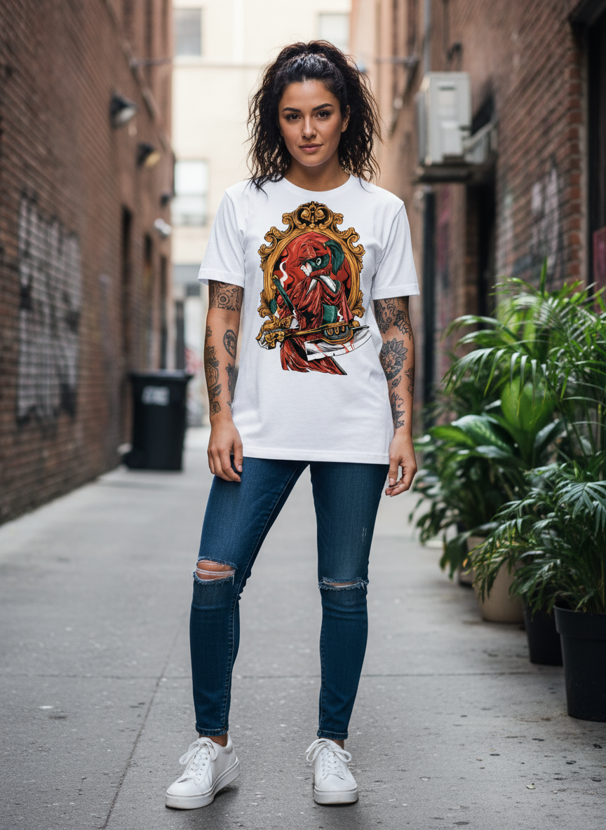 Guardian Womens T Shirt (White)