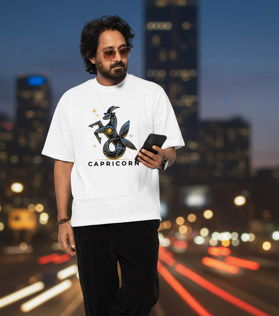 Capricorn Men’s T Shirt (White)