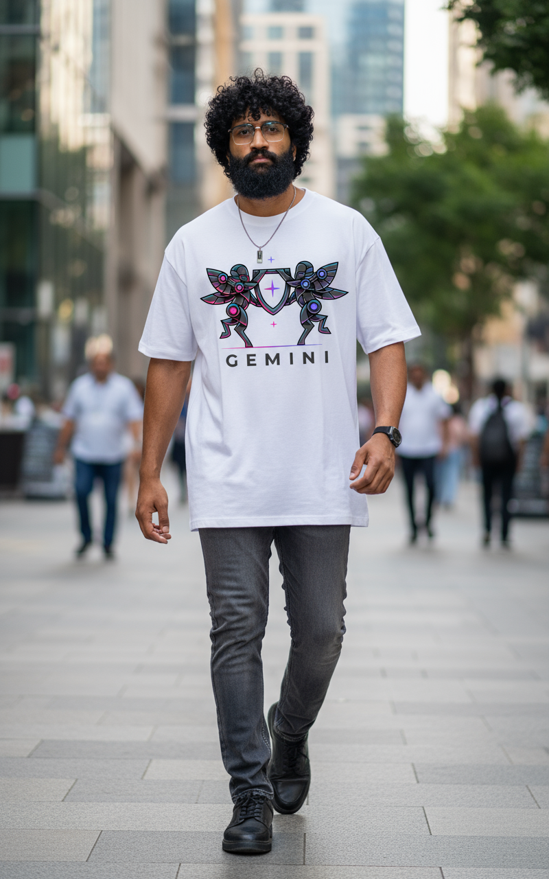 Gemini  Mens T Shirt (White)